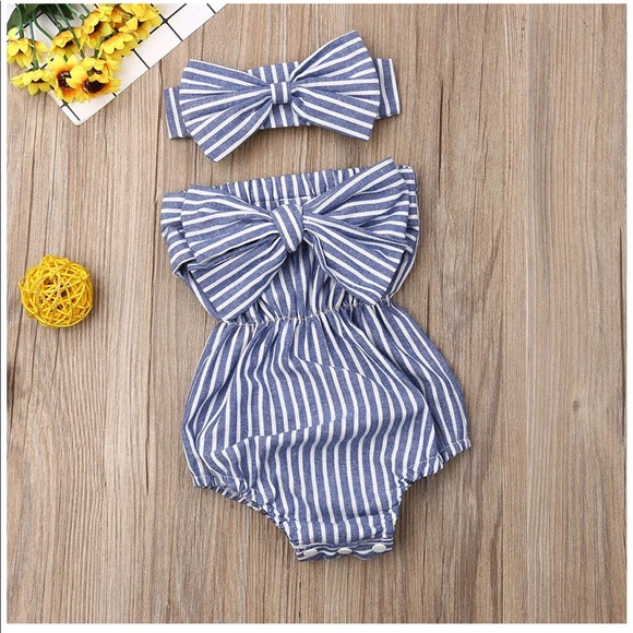 Baby Girls Floral Romper - Picture 5 of 6